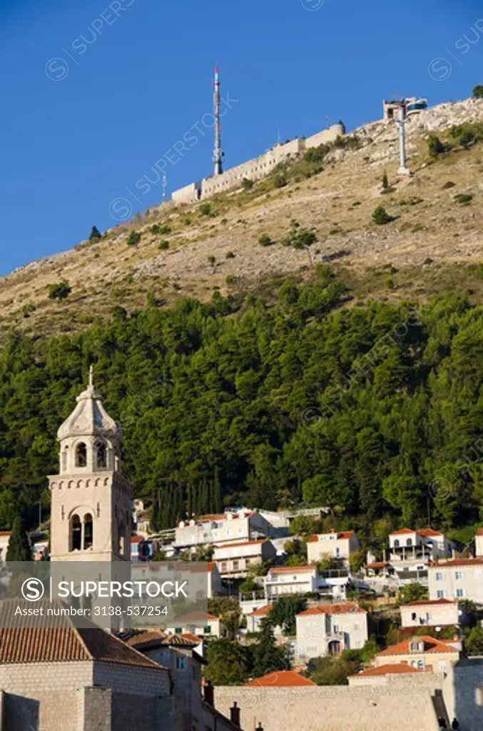 Bell tower of Dominican Monastery, Dubrovnik, Dalmatia, Croatia