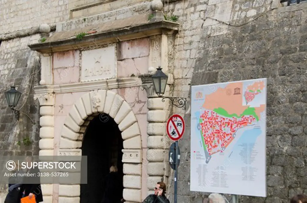 Entrance to the Old Town of Kotor, Montenegro