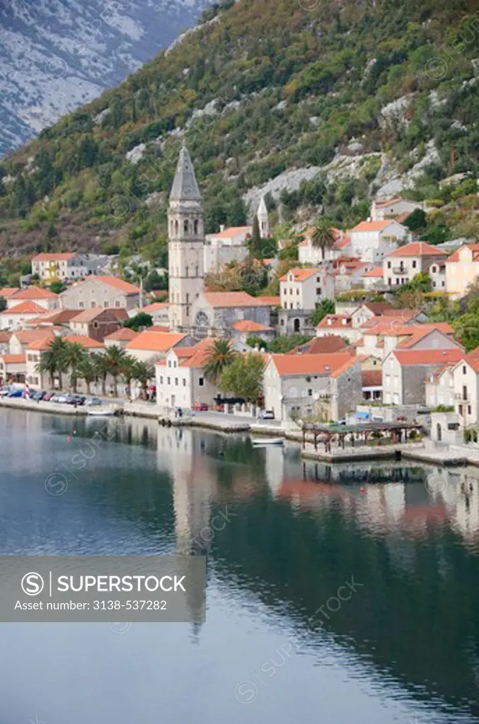 Old Town of Perast on Kotor Bay, Montenegro