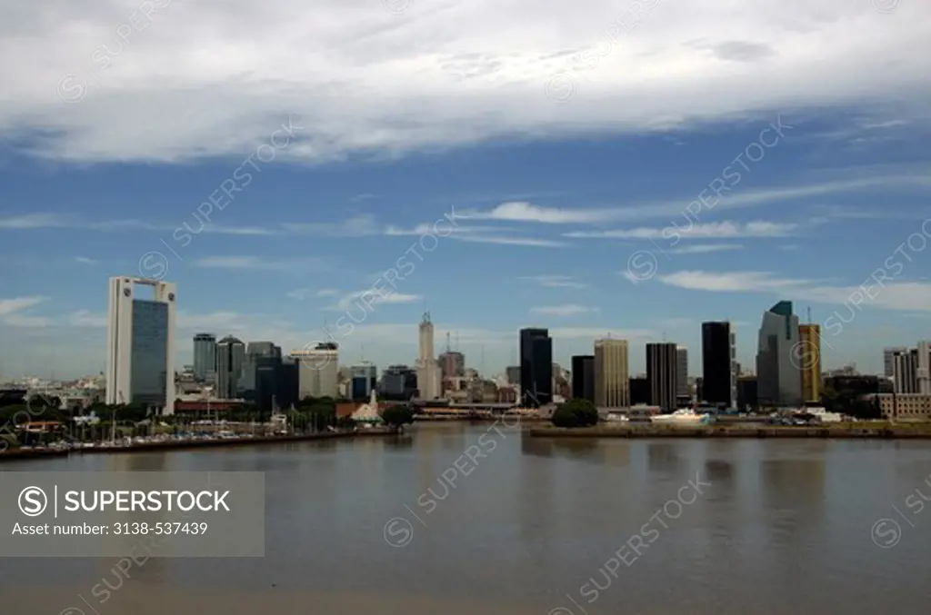 Skylines at the waterfront, Buenos Aires, Argentina