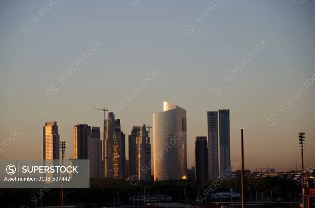 Skyscrapers in a city, Buenos Aires, Argentina
