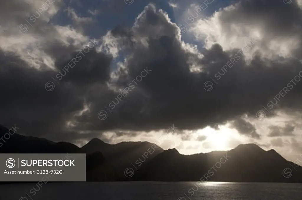 Sunrise over the sea, Roseau, Dominica