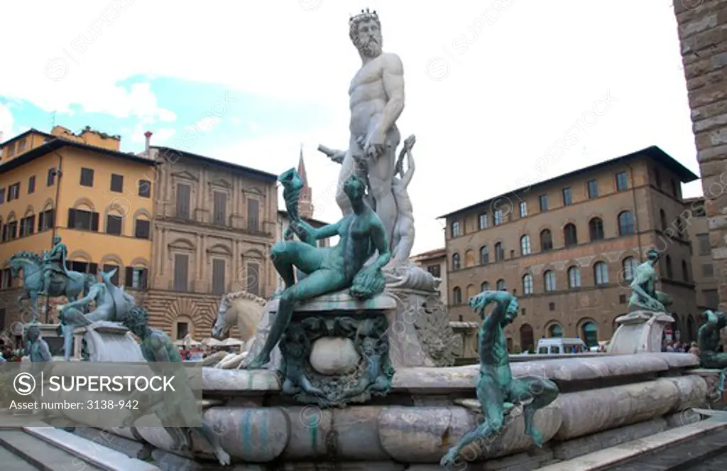 Neptune Statue, Piazza Della Signoria, Florence, Italy