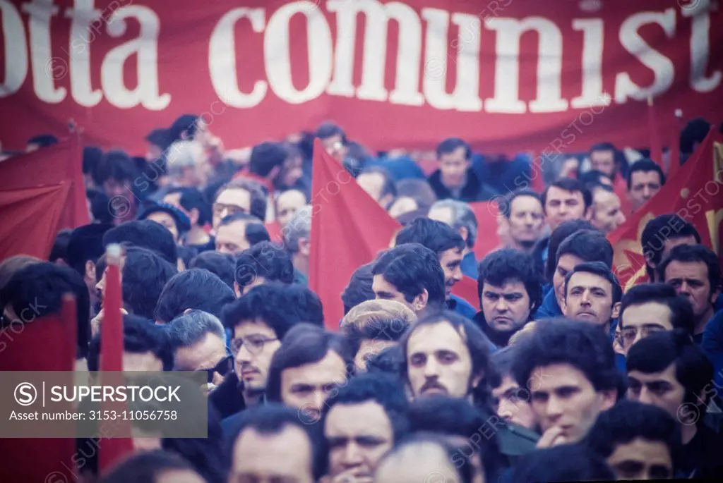 communist party demonstration, 1968