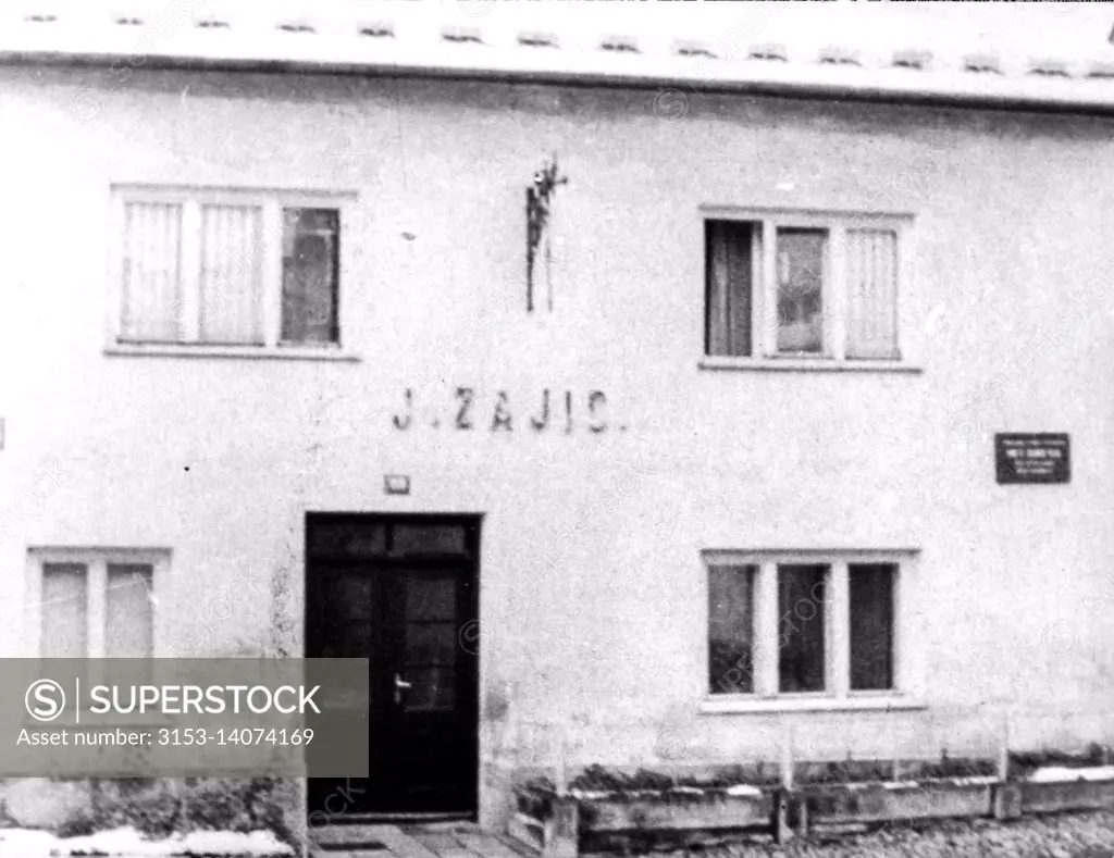 casa natale di sigmund freud, freiberg, anni '60
