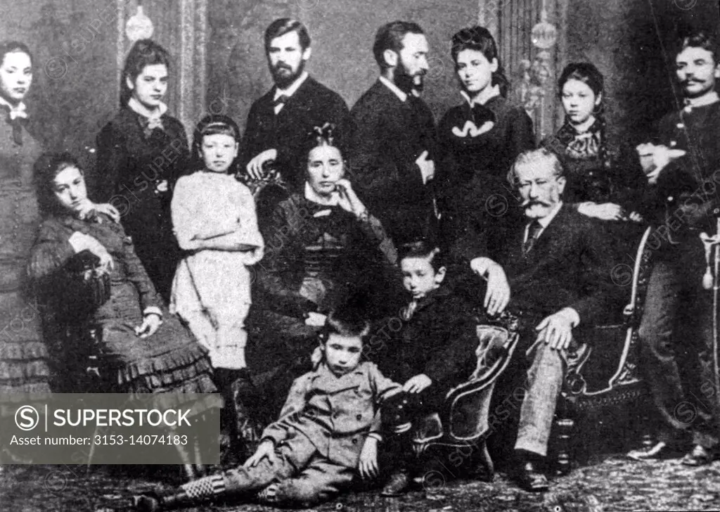 famiglia di sigmund freud, 1876