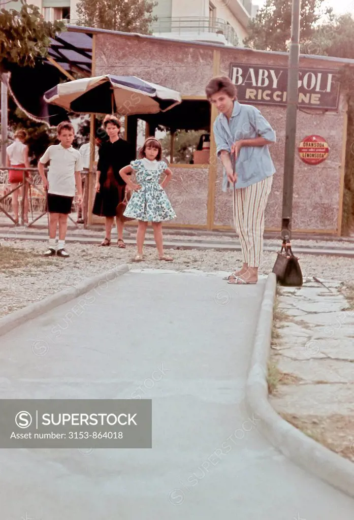 minigolf at riccione, 1963
