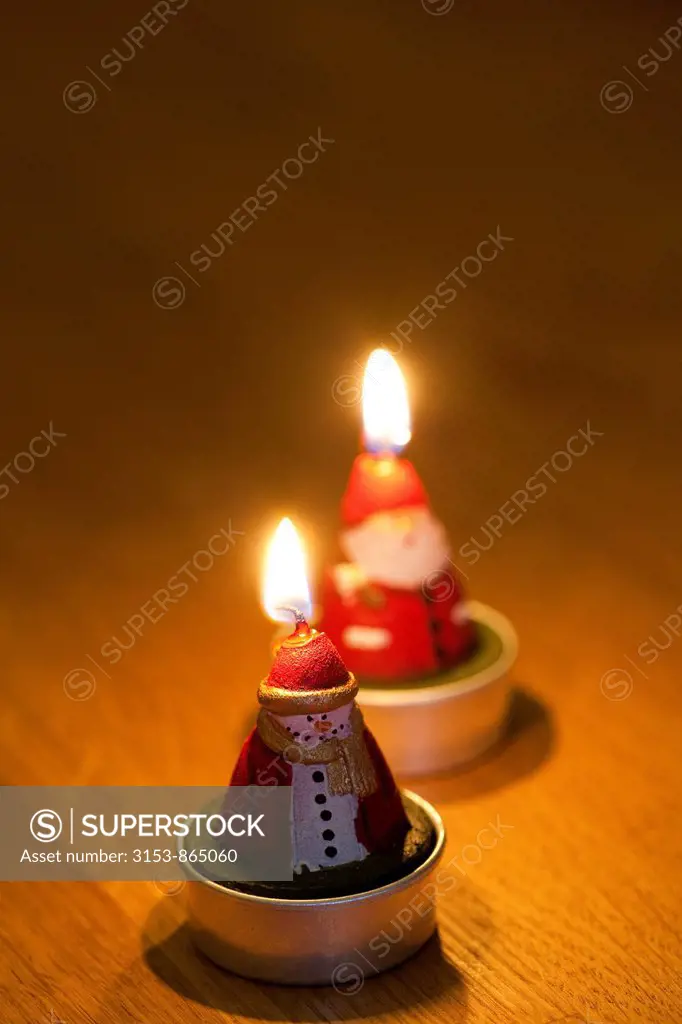 Christmas decoration candle