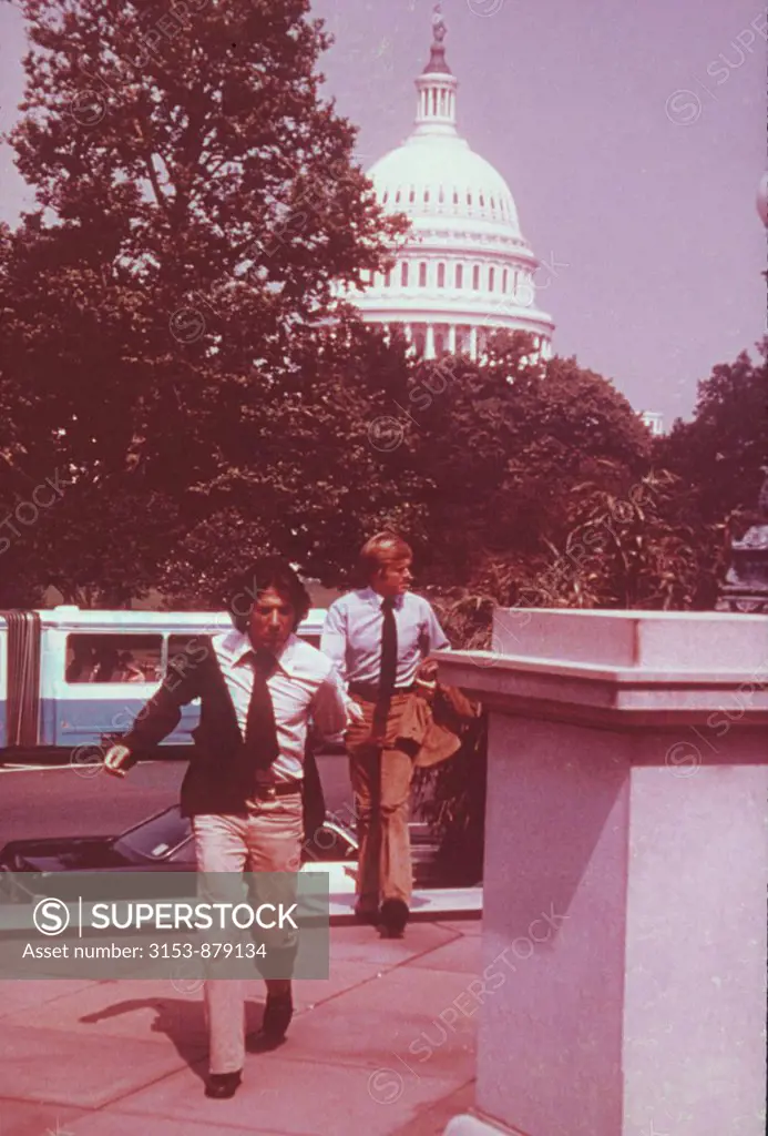 Robert Redford and Dustin Hoffman, all the president's men 1976