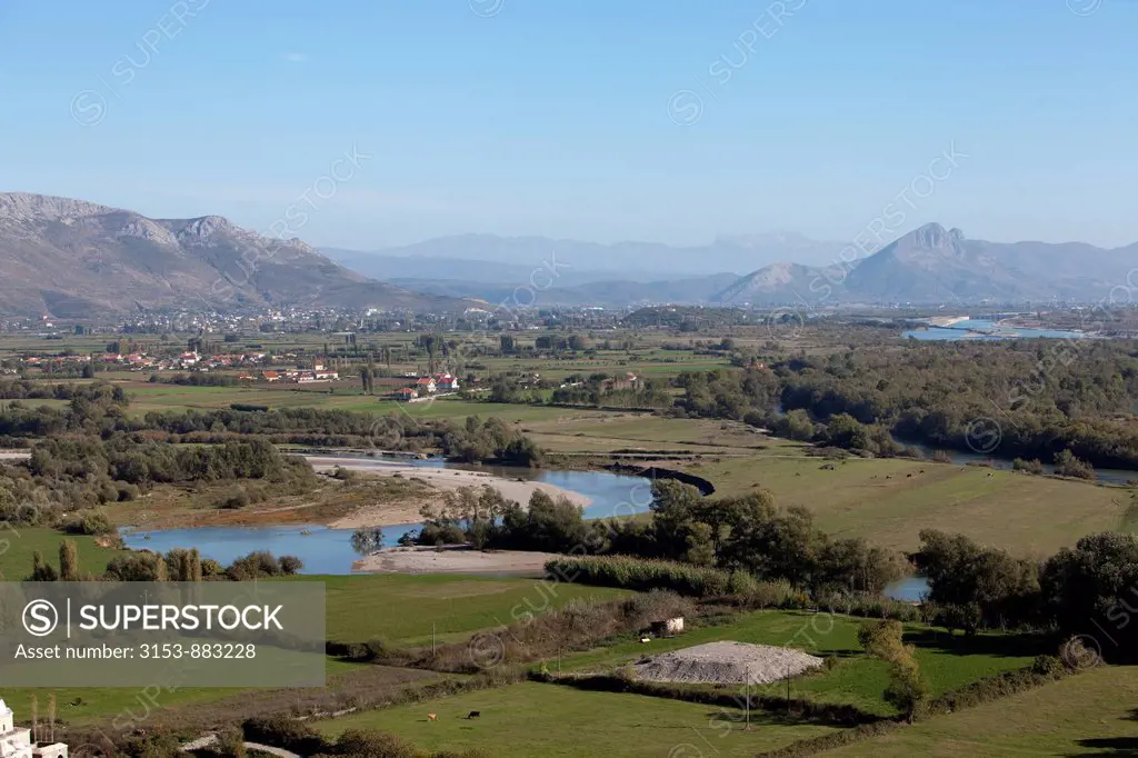 buma river, shkodra, albania