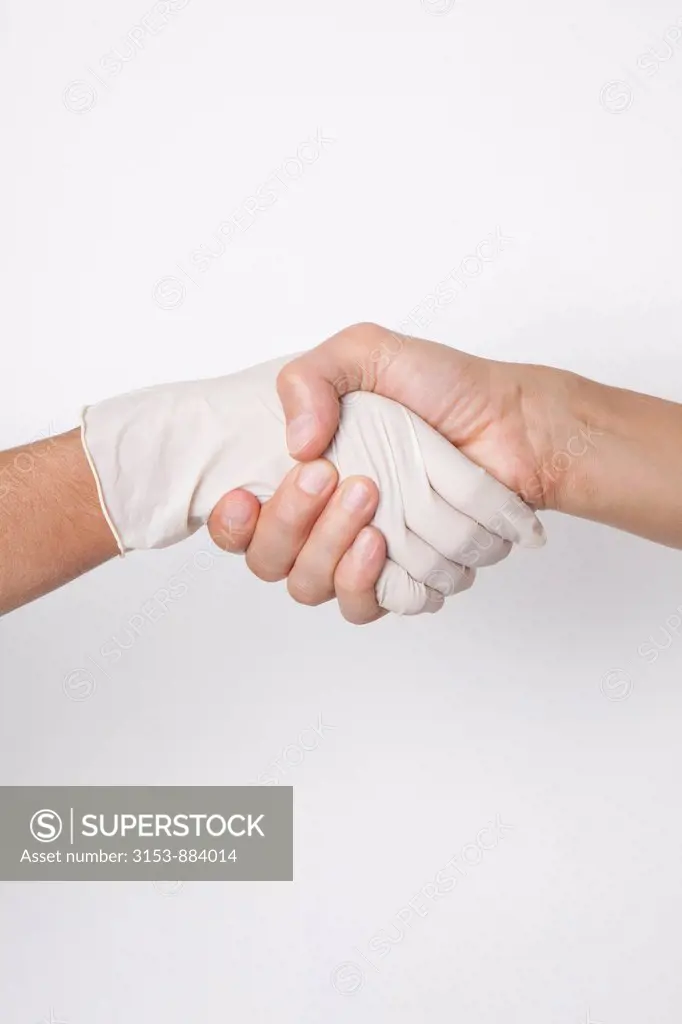 hands of doctor and patient