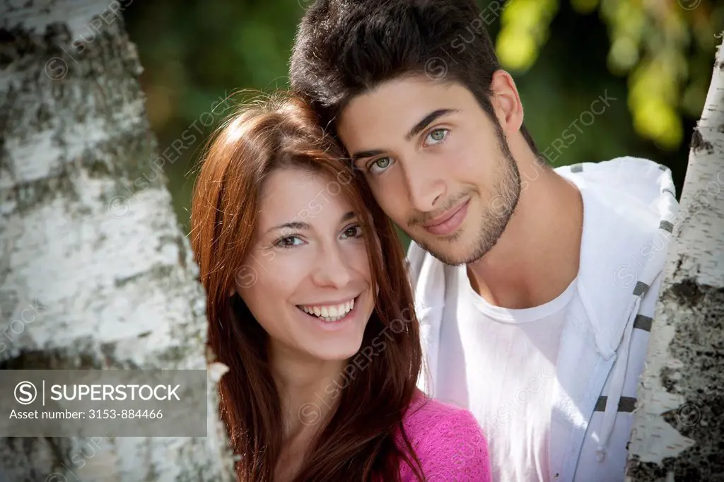 couple smiling