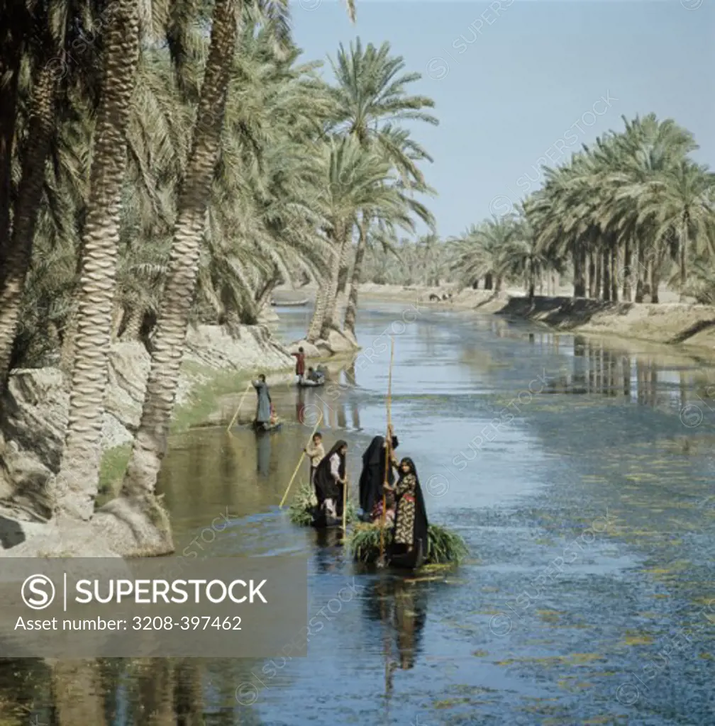 Tigris-Euphrates Rivers Al-Quorna Iraq