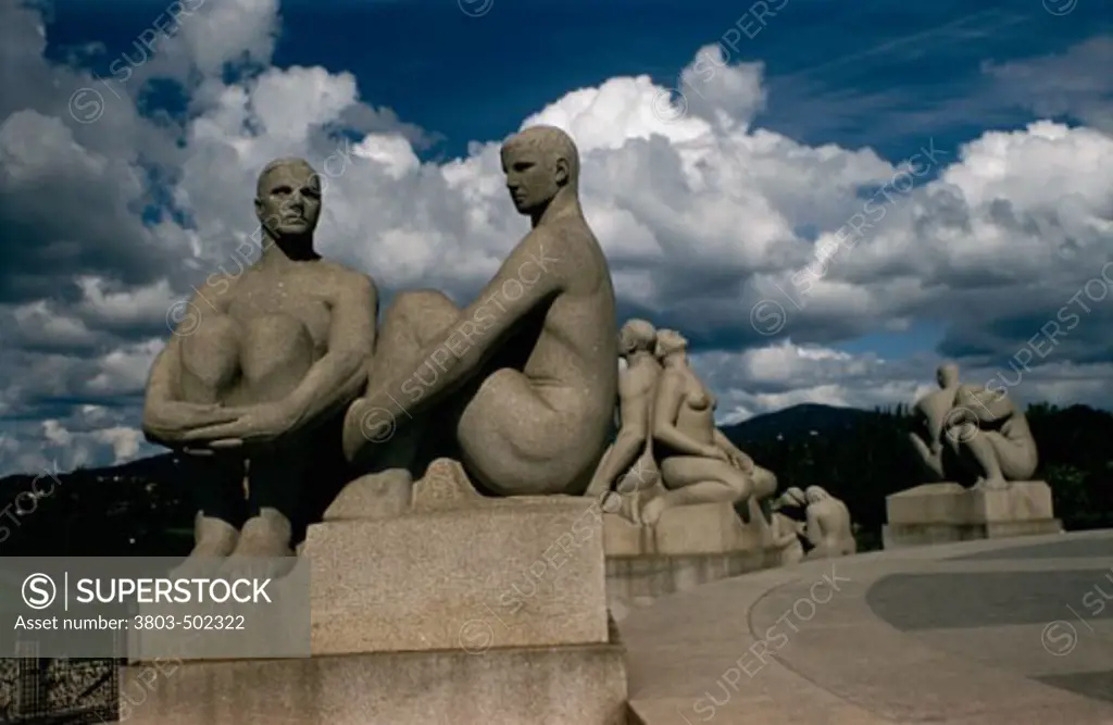 Statues at Vigeland Park, Oslo, Norway