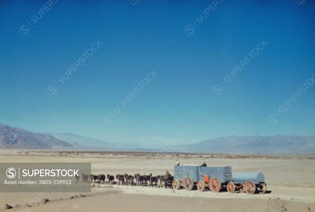 Twenty Mule Team Desolation Canyon Death Valley California USA