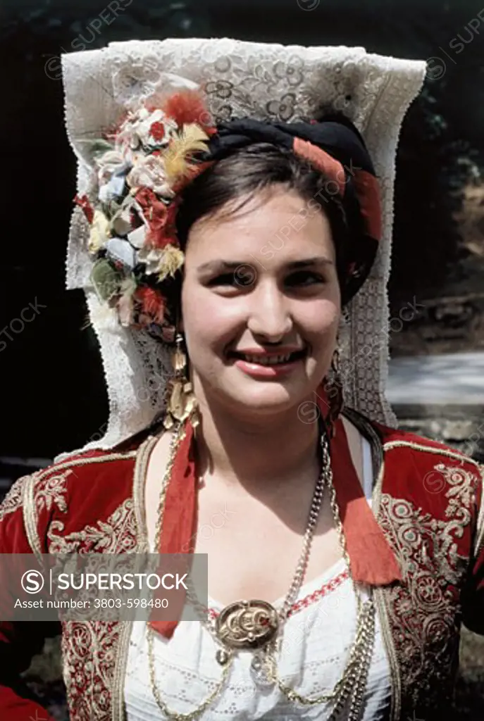Traditional Costume Corfu Ionian islands Greece