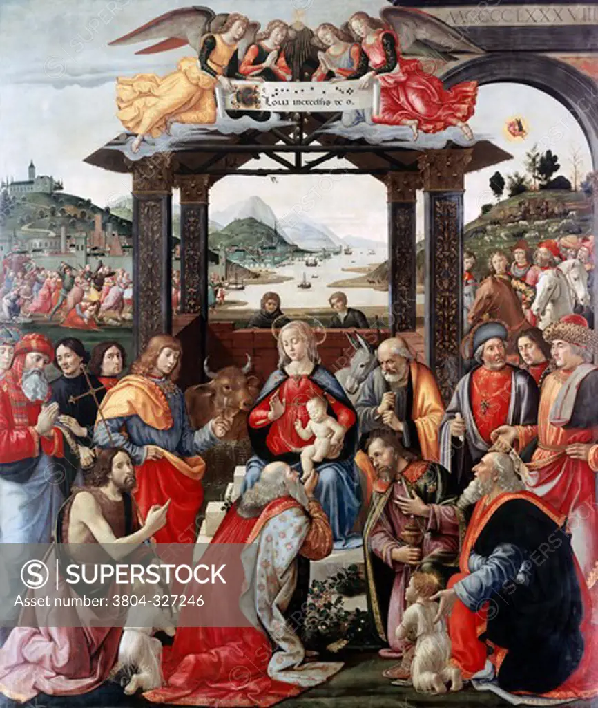 Adoration Of The Magi Domenico Ghirlandaio (1449-1494 Italian)