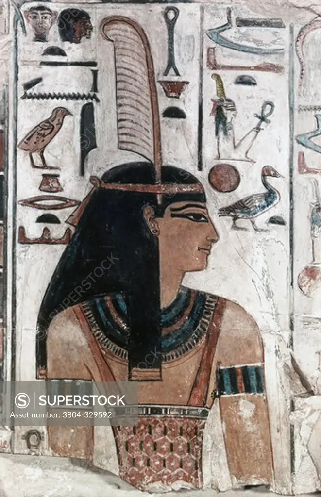 Goddess Maat Egyptian Art 