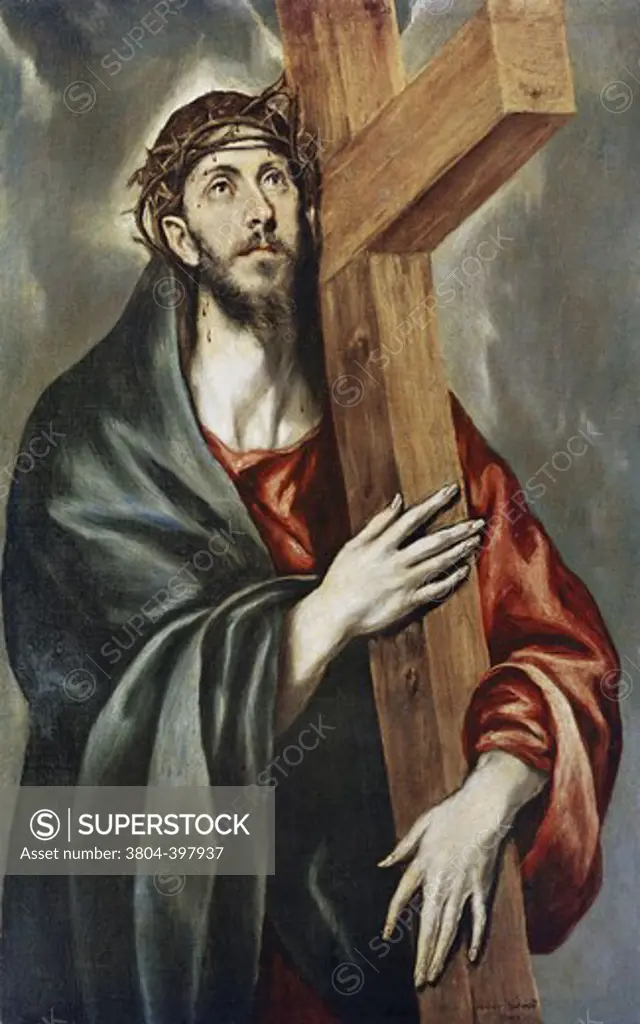 Via Crucis 1587-97 El Greco (1541-1614/Greek) Oil on canvas Museu Nacional d'Art de Catalunya, Barcelona, Spain