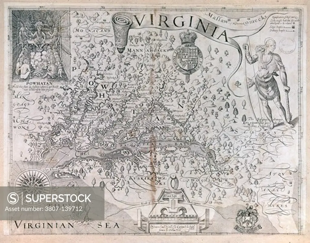 Virginia, map