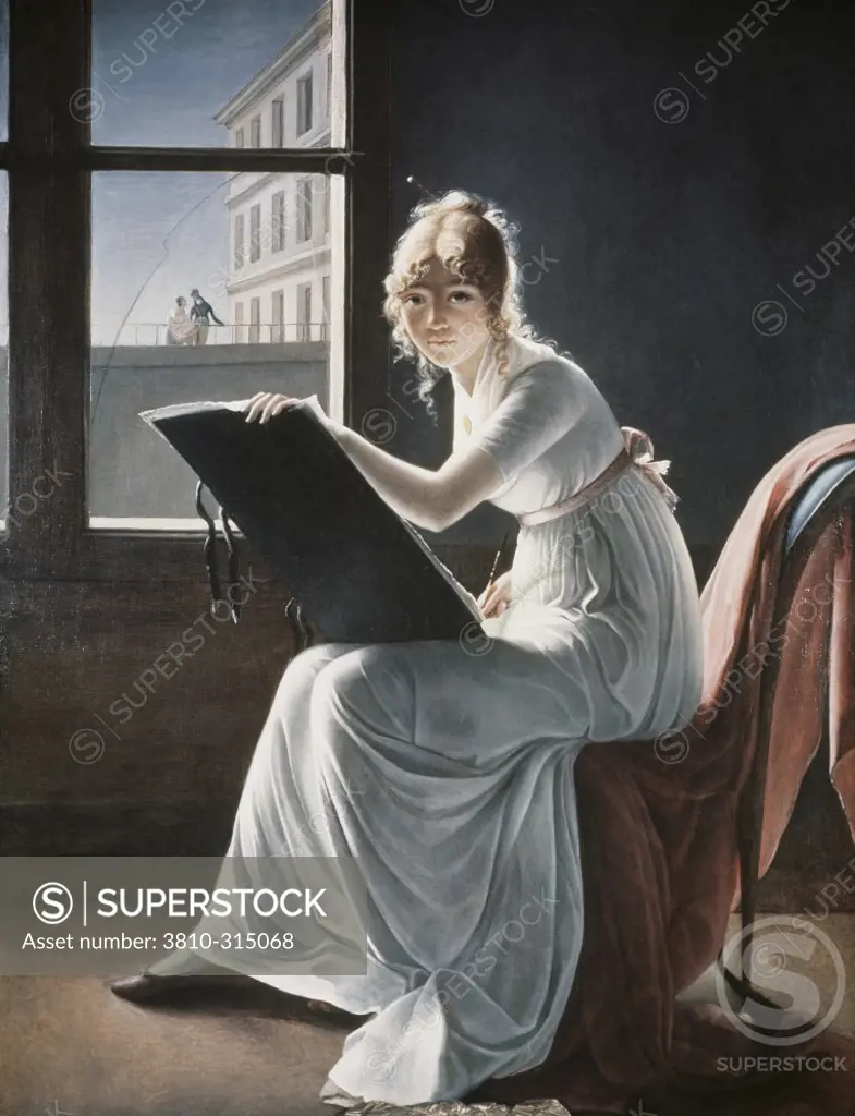 Mlle. Charlotte du Val d'Oghes  1801  Follower of Jacques Louis David  Metropolitan Museum of Art, New York City 