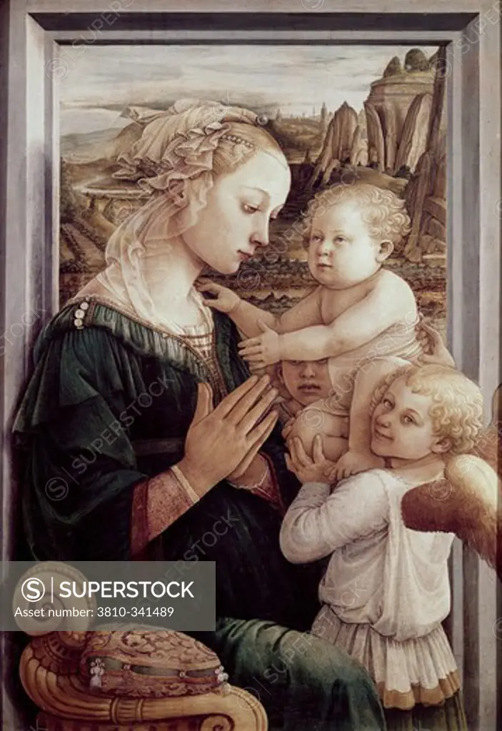 Madonna Del Granduca  1505 Raphael (1483-1520 Italian) Oil On Wood Panel Palatine Gallery, Palazzo Pitti, Florence, Italy
