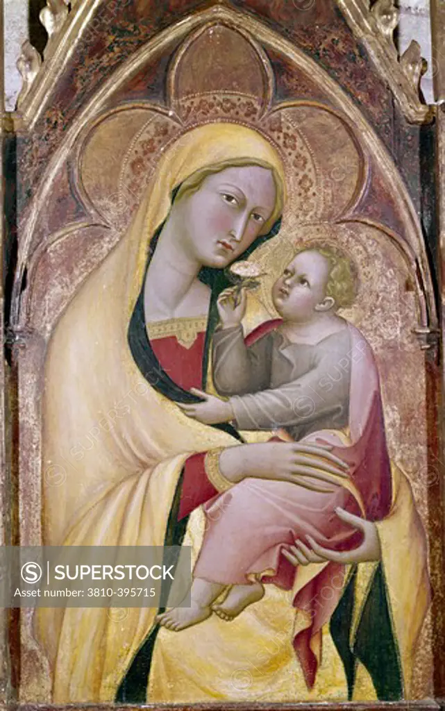 Madonna and Child by Bartolo di Fredi, (circa1330-1410), Italy, Certaldo, Museo Comunale