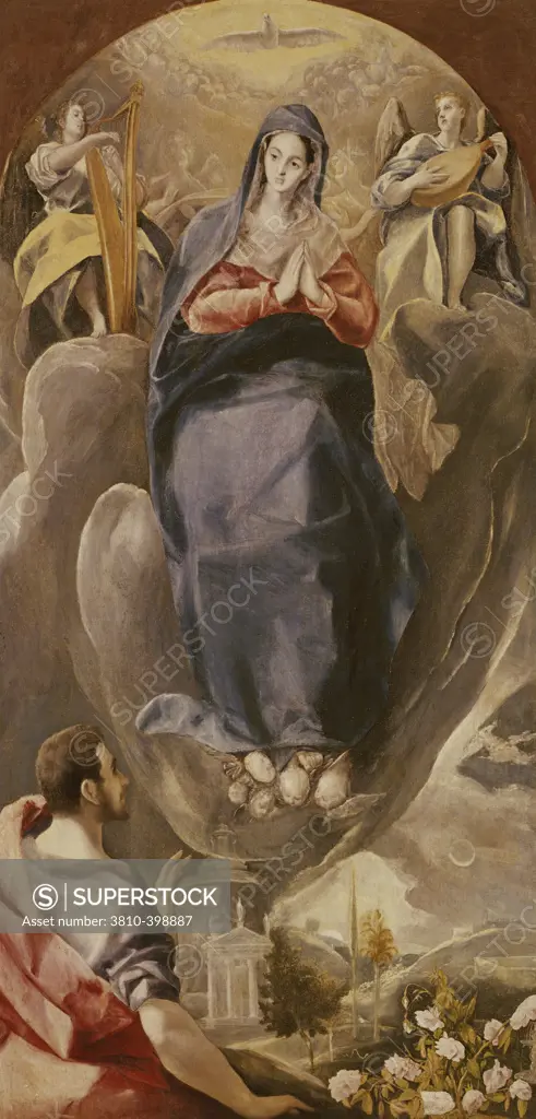 The Immaculate Conception El Greco (1541-1614/Greek) Iglesia Santa Cruz, Toledo