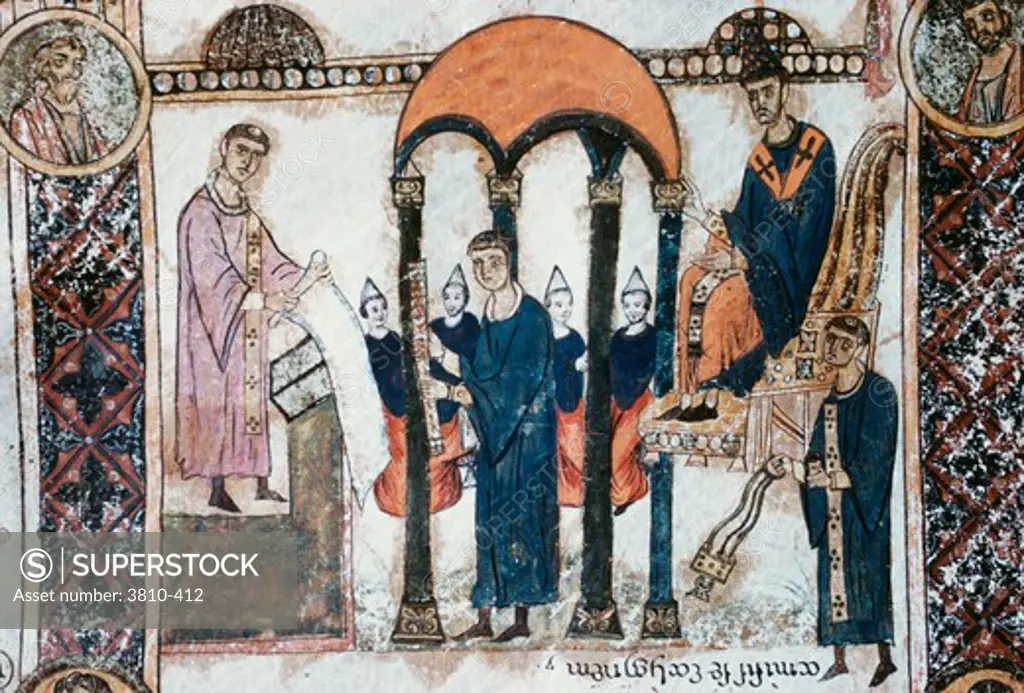 Holy Saturday Scroll: A Parable Illustration 11th C. Manuscripts 