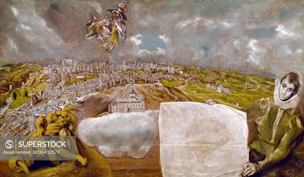 View of Toledo, by El Greco, oil on canvas, 1595, 1541-1614, USA, New York, Metropolitan Museum of Art