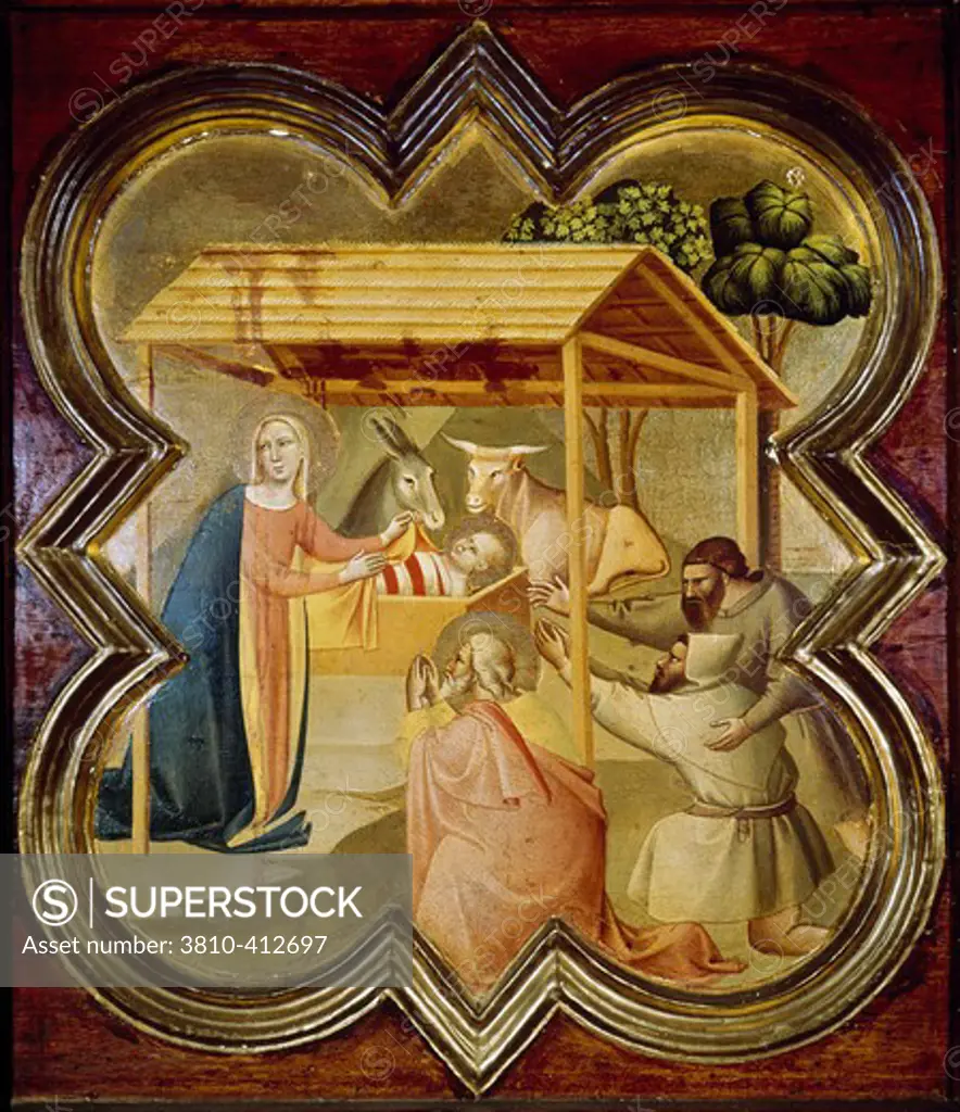Adoration of the Shepherds Taddeo Gaddi (ca. 1300-1366 Italian) 