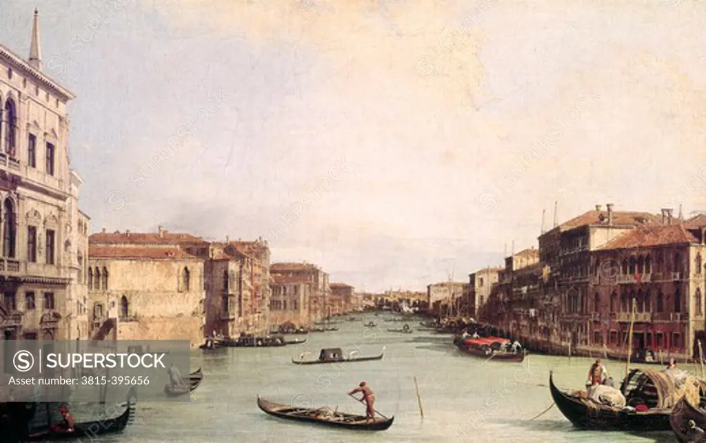 Grande Canal Canaletto (1697-1768 Italian) Galleria degli Uffizi, Florence, Italy