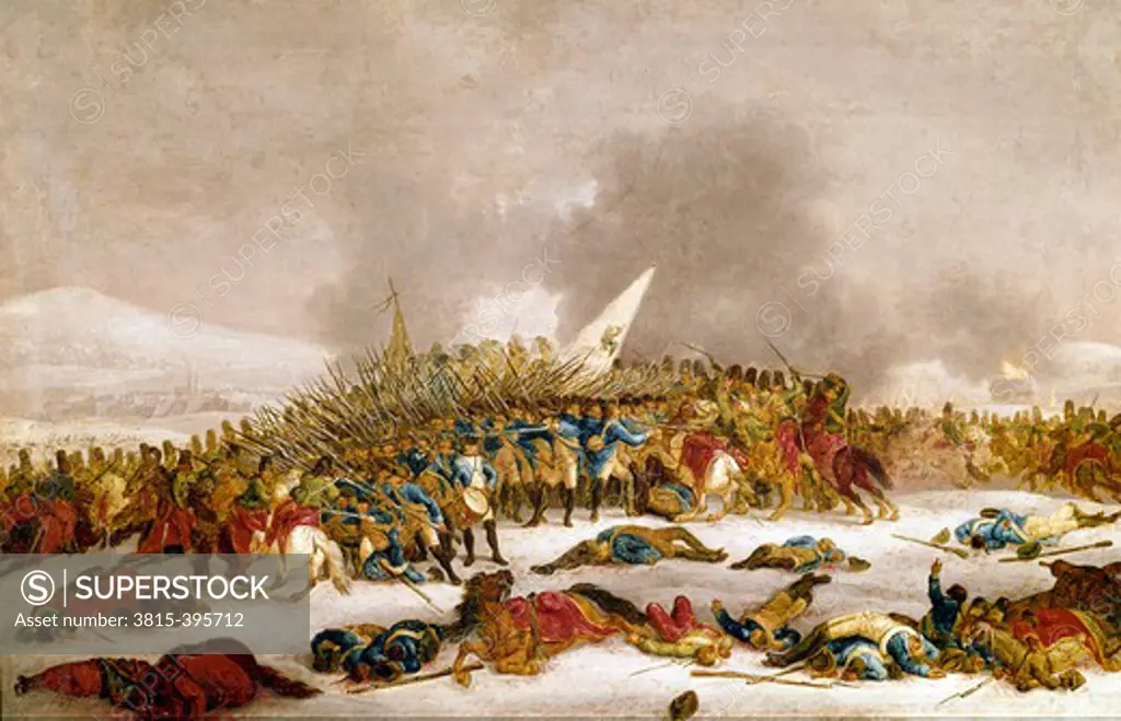 Battle of Leipzig by Friedrich Hoch, (1751-1812 )