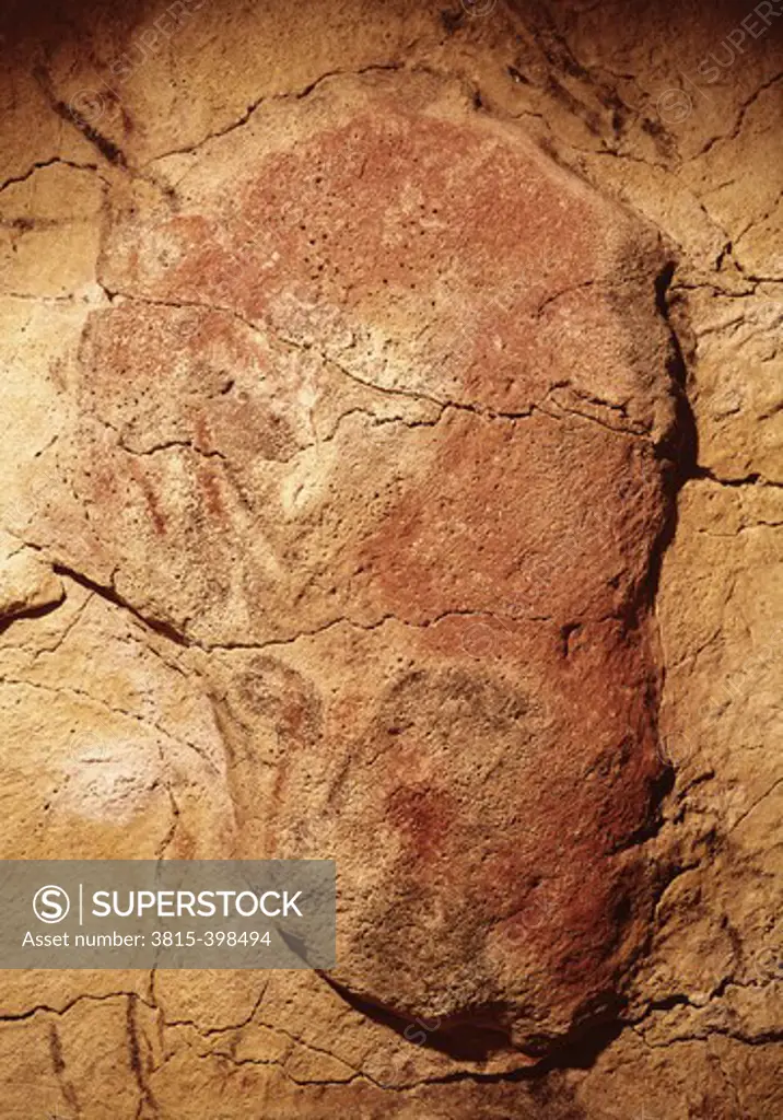 Cave Paintings Prehistoric Art Altamira Caves, Santillana del Mar, Spain