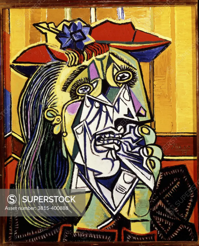 The Weeping Woman by Pablo Picasso, 1937, 1881-1973, UK, London, Tate Gallery