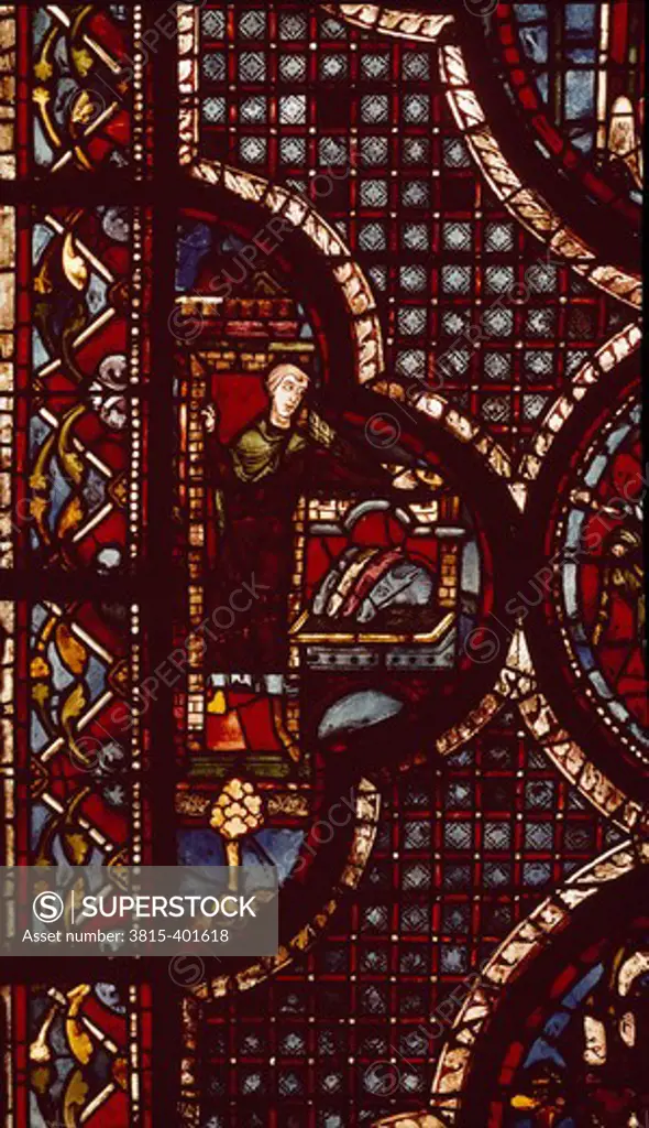France, Chartres, Chartres Cathedral, Stained Glass
