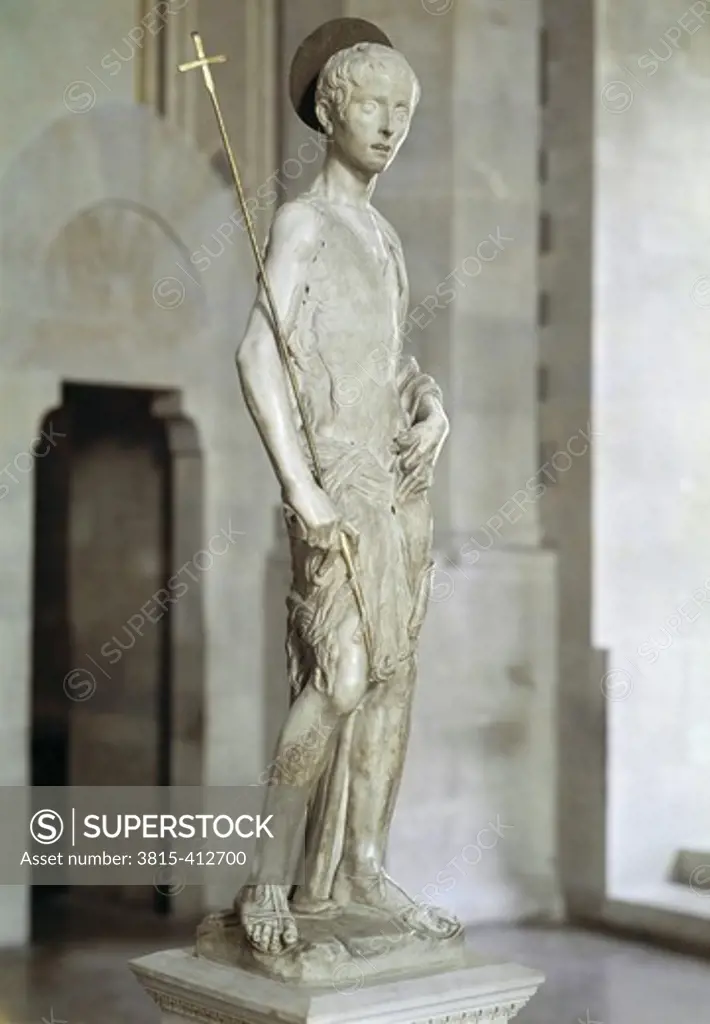 St. John the Baptist  Donatello (ca.1386-1466 Italian) Bargello National Museum, Florence, Italy 