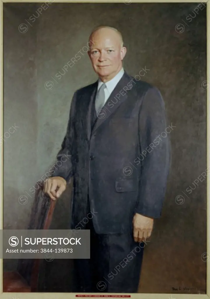 Portrait of President Eisenhower by Thomas E. Stephens