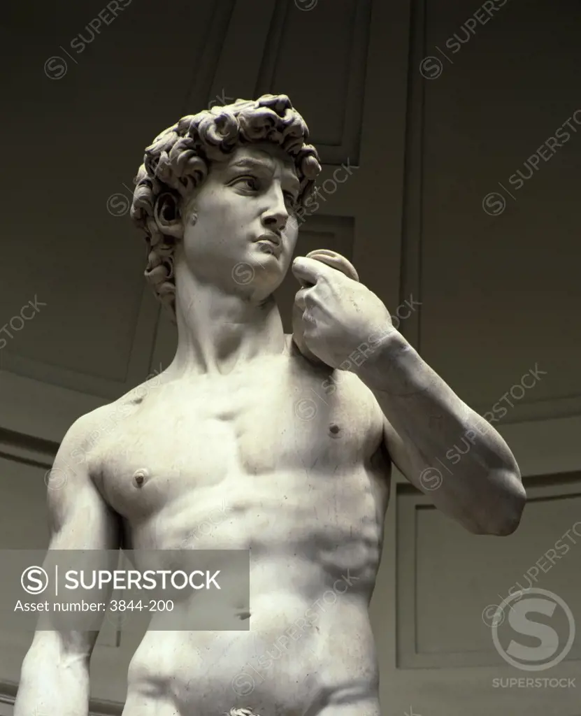 David (Detail) 1501  Michelangelo Buonarotti (1475-1564/Italian) Marble Galleria dell 'Accademia, Florence 