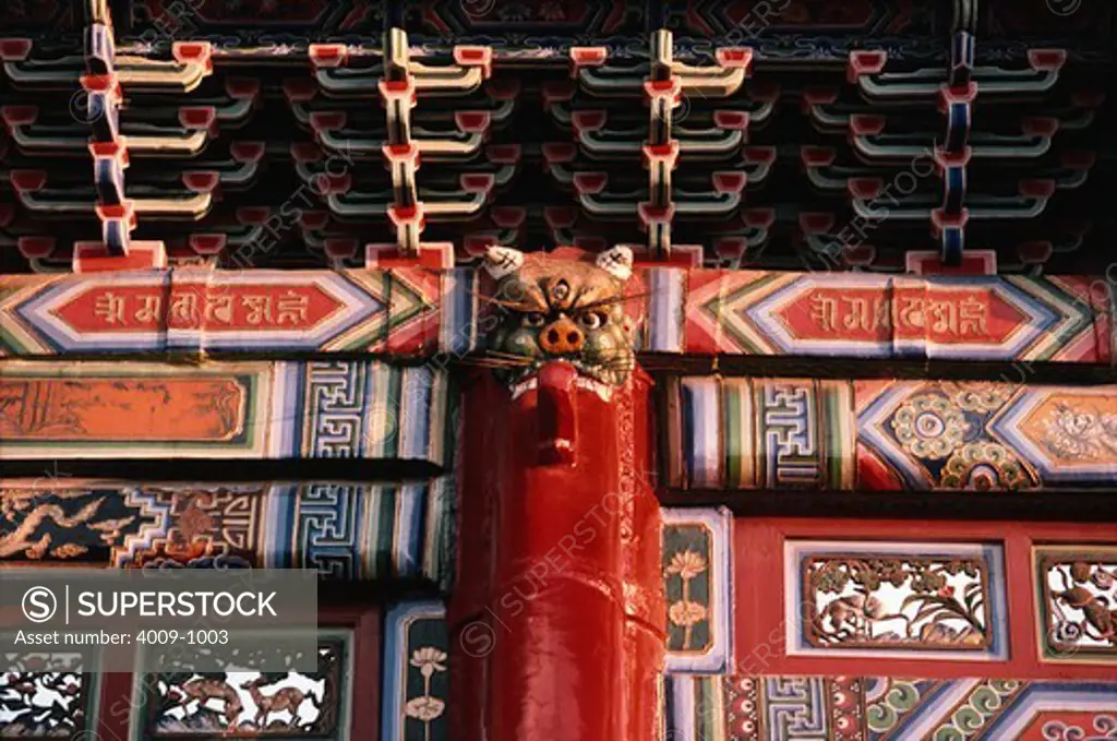 Details of a temple, Forbidden City, Beijing, China