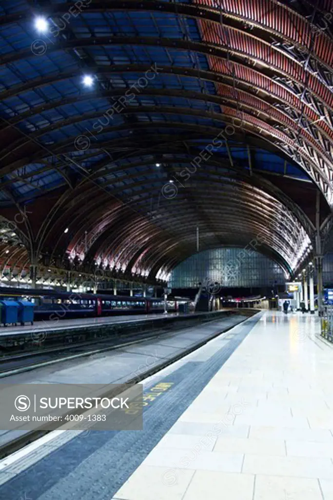 Underground railway station, London Paddington Station, London, England