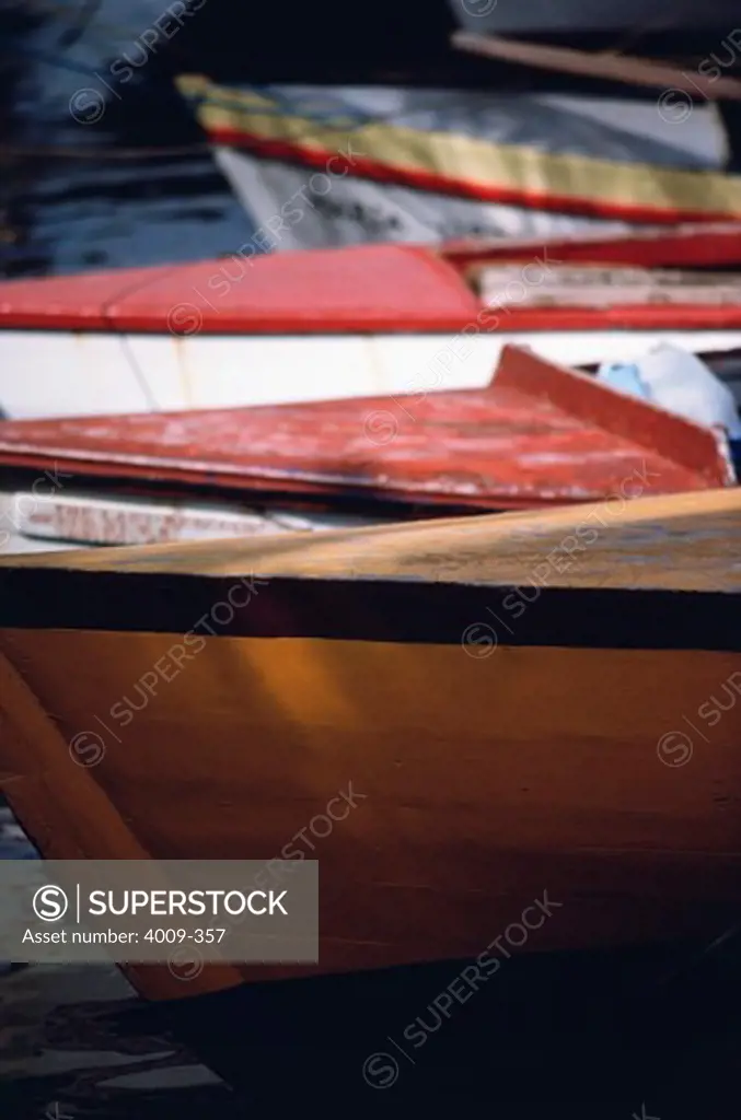 Fishing boat in a river, Marigot, St. Martin