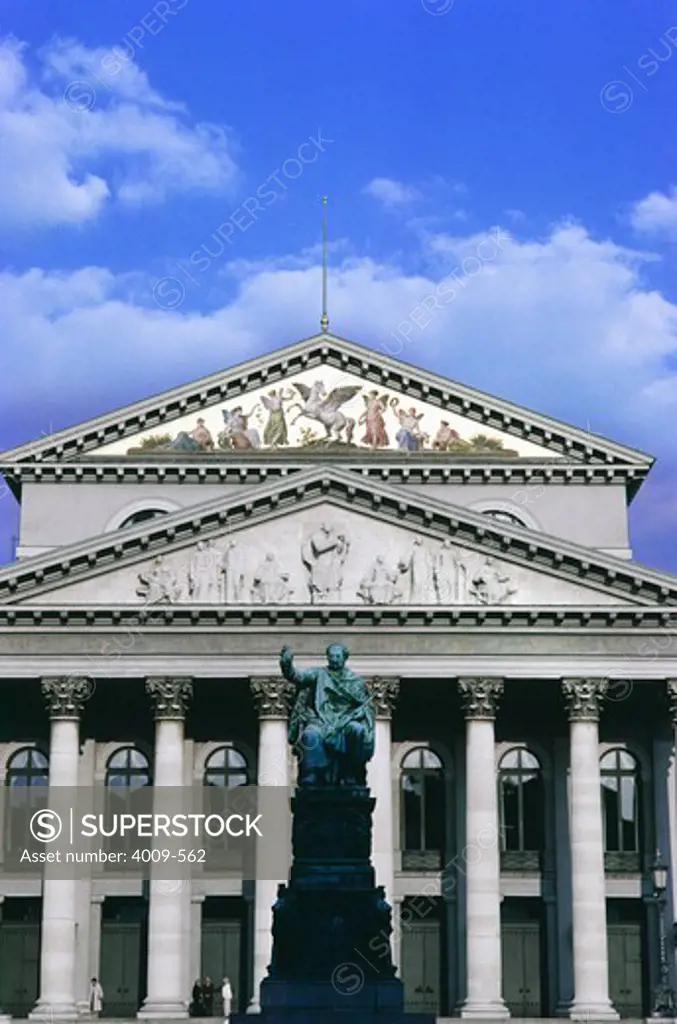 Facade of an opera house, National Theater, Munich, Bavaria, Germany