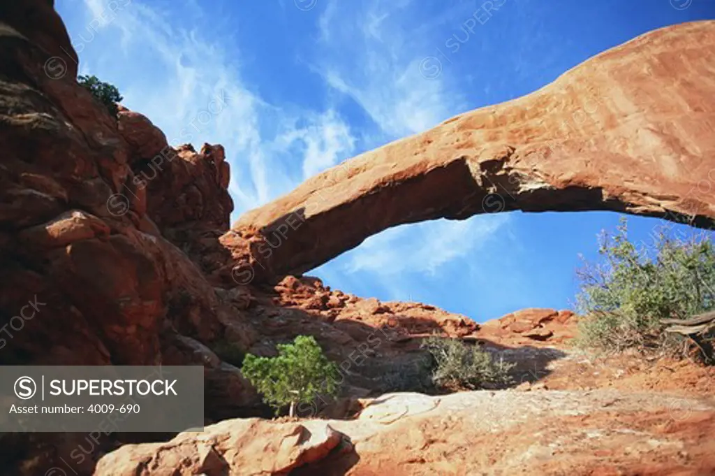 Eroded rock formations, Arches National Park, Utah, USA