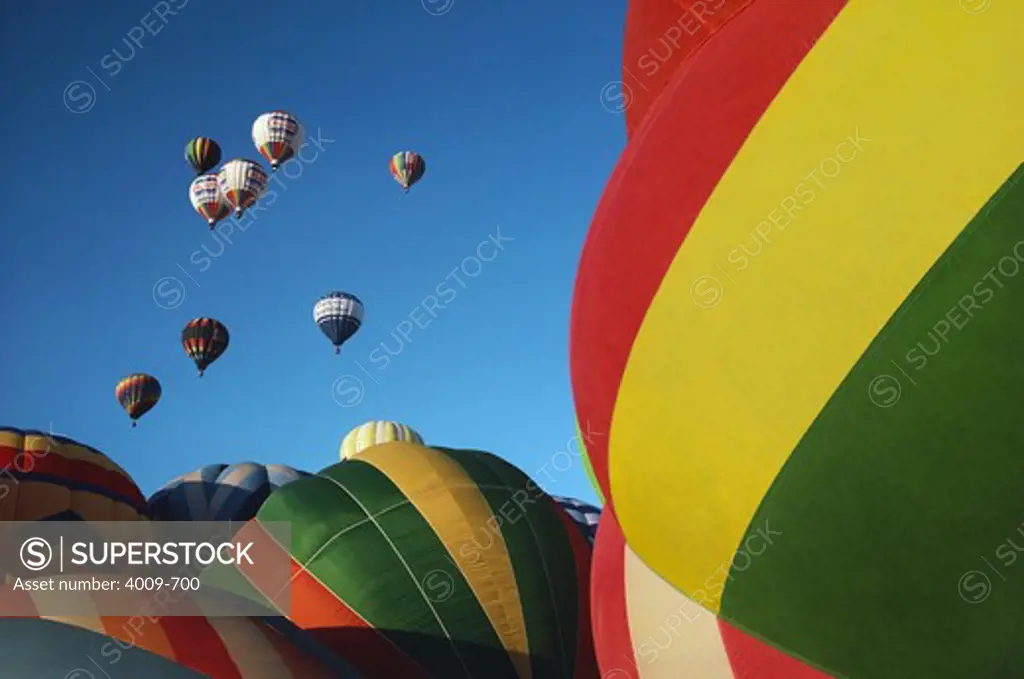 Hot air balloon at a festival, Albuquerque International Balloon Fiesta, Albuquerque, New Mexico, USA