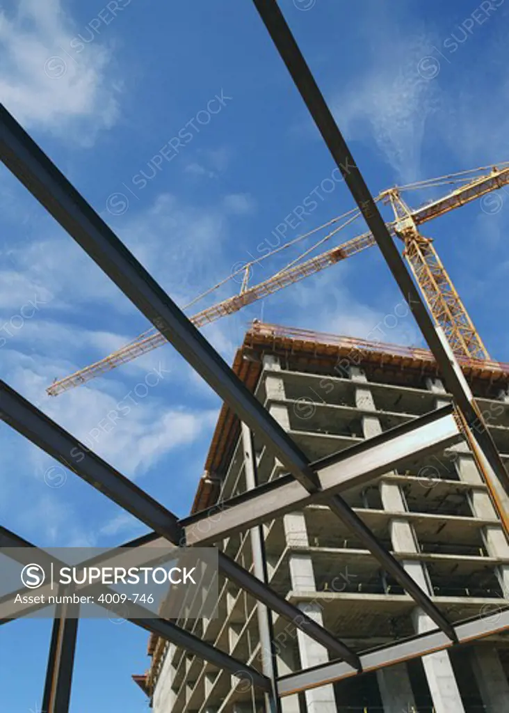 Low angle view of a construction of a hotel, Beau Rivage, Harrison County, Mississippi, USA