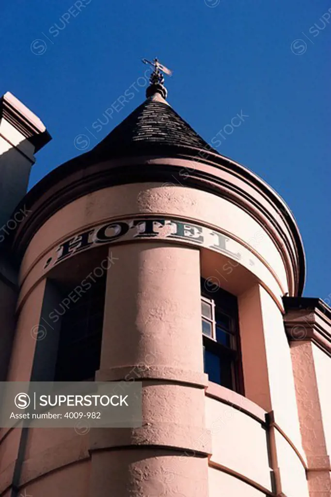 Low angle view of a hotel, Crown Hotel, Sydney, New South Wales, Australia