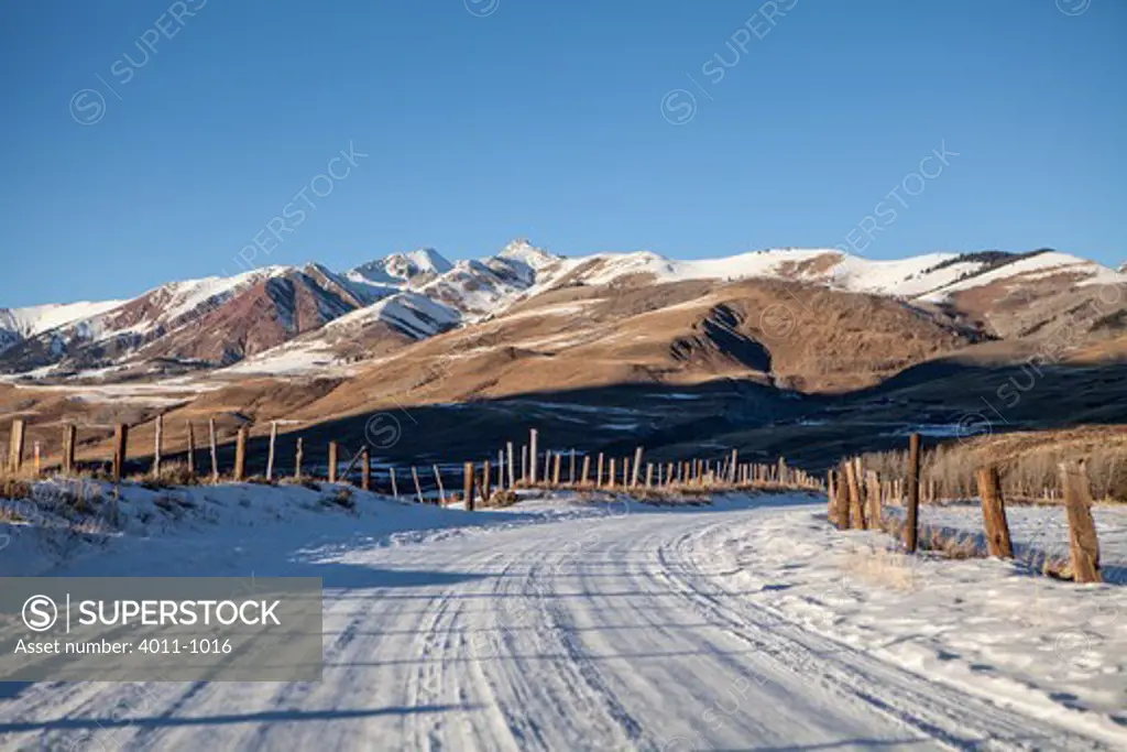 USA, Colorado, Winter scene