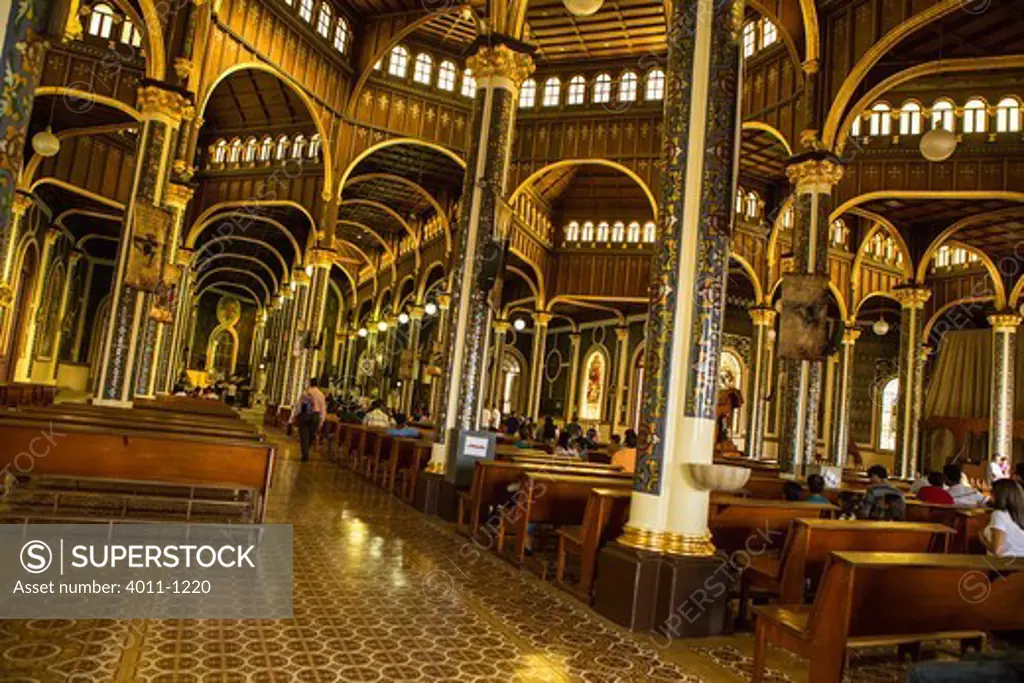 Interiors of the basilica, Nuestra Senora De Los Angeles, Cartago, Costa Rica