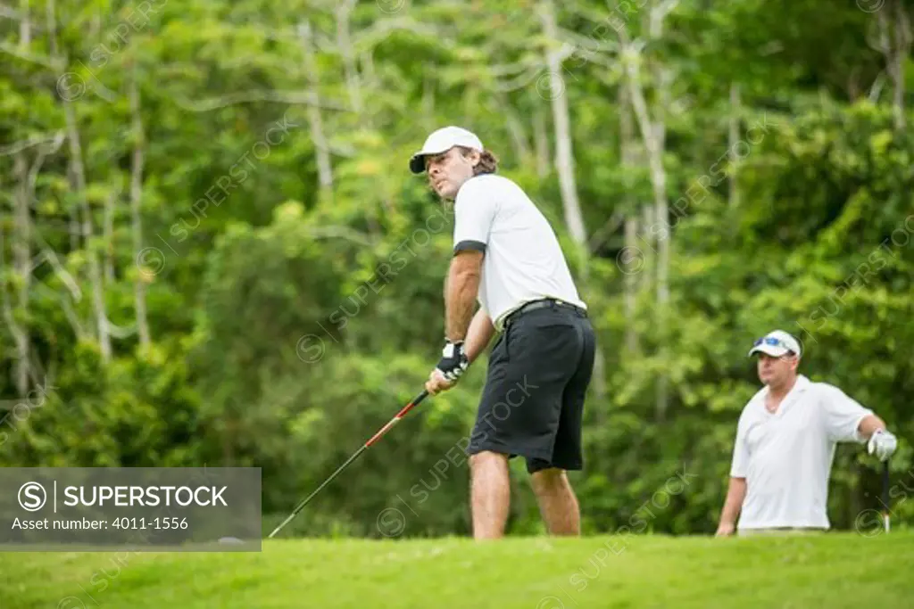 Costa Rica, Golfer playing